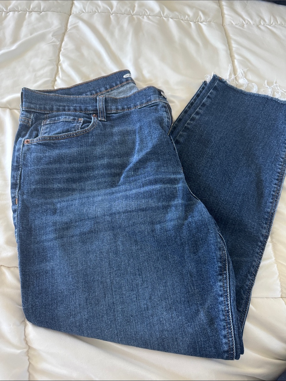 Old Navy Women's Dark Blue Boyfriend Jeans